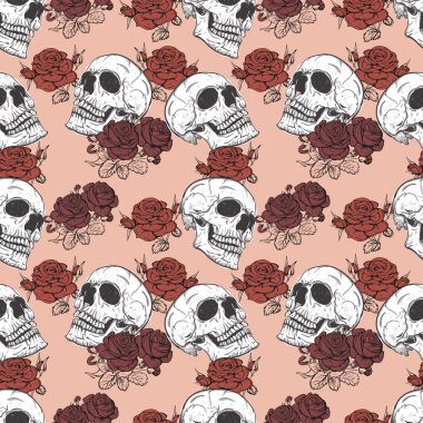 Gül ve kafatasları