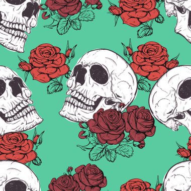 Gül ve kafatasları