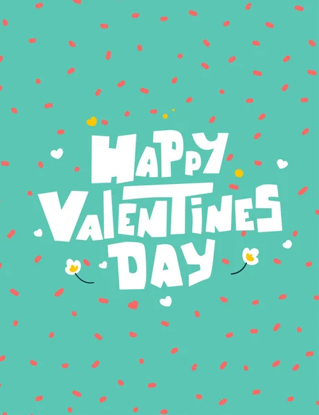 Boldog Valentin napi feliratot, remek dizájnt bármilyen célra. Ünnep, design, vektor. — Stock Vector