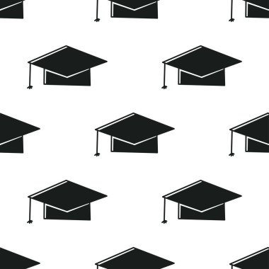 Öğrenme düzeni. Dekoratif sembol. Kusursuz desen. Kusursuz düz vektör dokusu.
