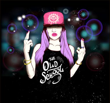 Rap müzik kız