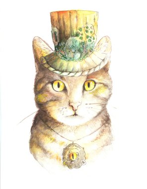 suluboya steampunk kedi
