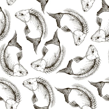 desen balık iskeleti