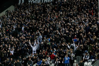 Toumba Stadyumu Paok hayranları tam görünümünü