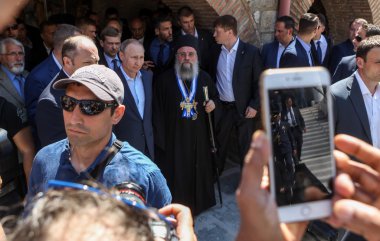 Rusya Federasyonu Vladimir Putin sırasında başkanı Merhaba