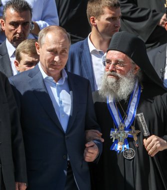Rusya Federasyonu Vladimir Putin sırasında başkanı Merhaba