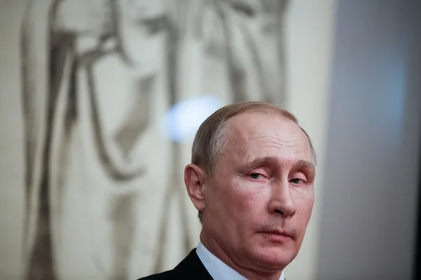 Rusya Devlet Başkanı Vladimir Putin Atina'da — Stok fotoğraf