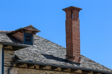 Karyes üzerinde kutsal Mount Athos ayrıntılarda bina