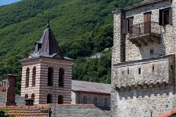 Dettagli dell'edificio a Karyes sul Sacro Monte Athos — Foto Stock
