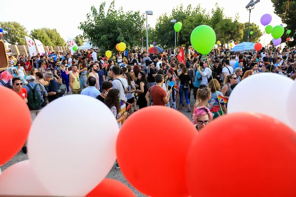 Selanik'te 5 Gay Pride Festivali. — Stok fotoğraf