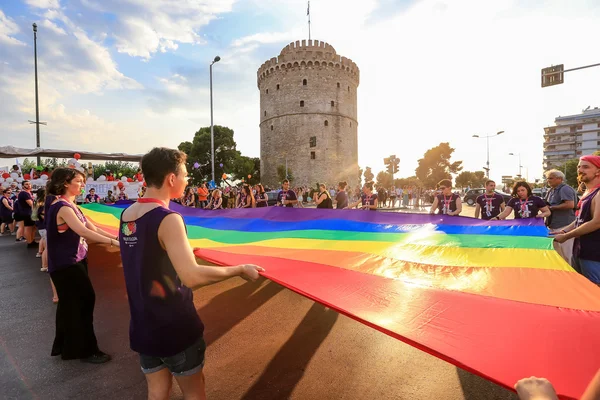 5º Festival del Orgullo Gay en Tesalónica . —  Fotos de Stock