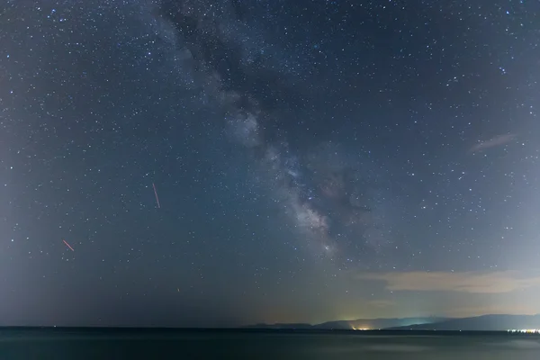 The starry sky and the Milky Way — Stock Photo, Image