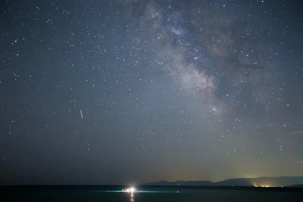 The starry sky and the Milky Way — Stock Photo, Image