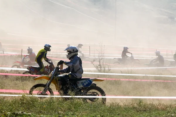 4ème course de motocross scrabble sud de la Grèce — Photo