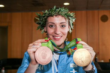 Yunan atıcı yıldız Anna Korakaki - Rio Olimpiyatları