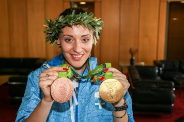 Yunan atıcı yıldız Anna Korakaki - Rio Olimpiyatları