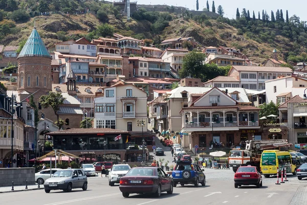 Città Vecchia nella capitale della Georgia.Tbilisi — Foto Stock