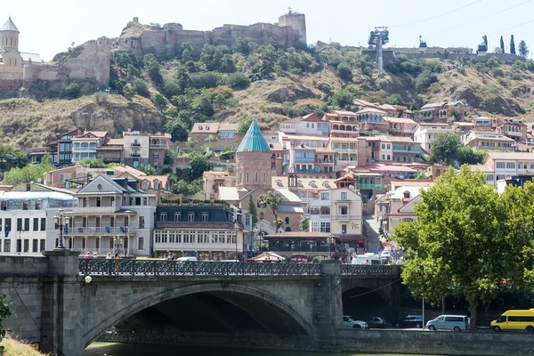 Città Vecchia nella capitale della Georgia.Tbilisi — Foto Stock