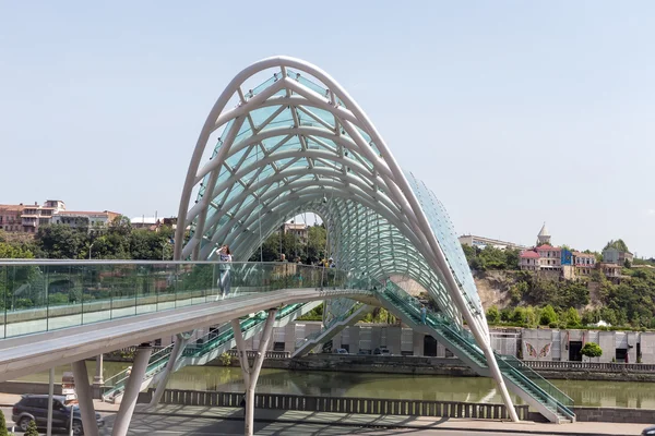 Ponte da Paz em Tbilisi, Geaorgia — Fotografia de Stock