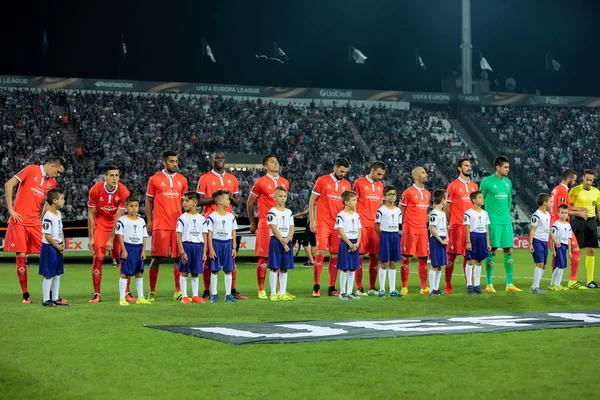 UEFA Europa League matchen mellan Paok vs Acf Fiorentina — Stockfoto