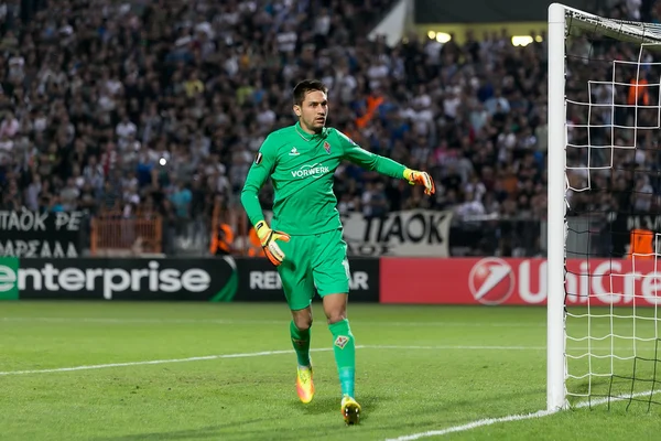 UEFA Europa League wedstrijd tussen Paok vs Acf Fiorentina — Stockfoto