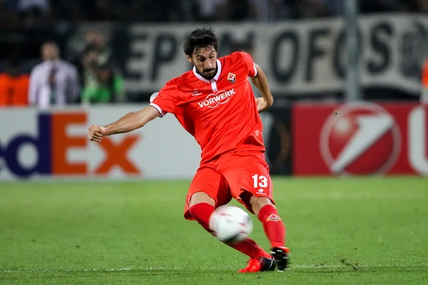 UEFA Europa League wedstrijd tussen Paok vs Acf Fiorentina — Stockfoto