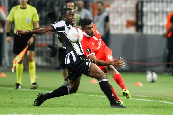 Paok rakip Acf Fiorentina arasında UEFA Avrupa Ligi maç — Stok fotoğraf