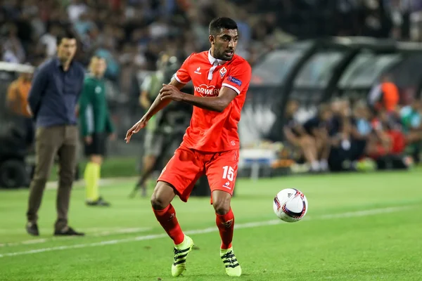 Uefa europa league spiel paok vs acf fiorentina — Stockfoto