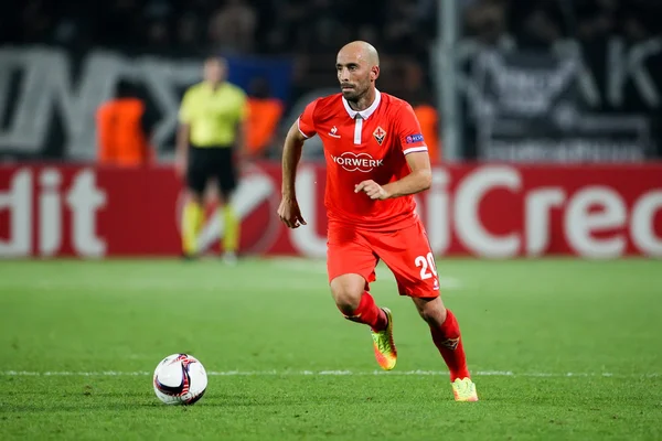 UEFA Europa League wedstrijd tussen Paok vs Acf Fiorentina — Stockfoto