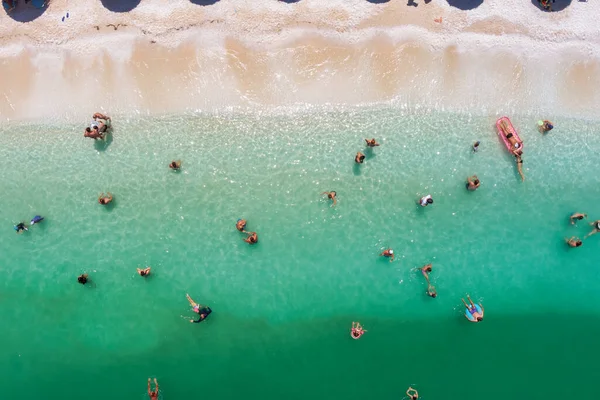 Porto Vathy Marble Beach Thassos Görögország 2021 Július Légi Kilátás — Stock Fotó