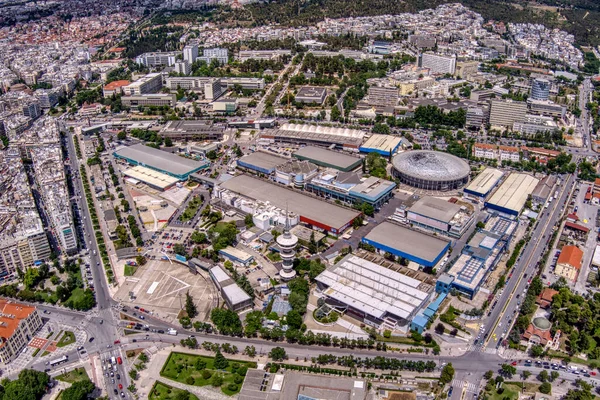 Salónica Grécia Junho 175 2021 Vista Aérea Cidade Salónica Partir — Fotografia de Stock