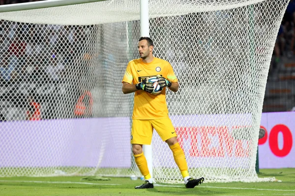 PAOK vs inter vriendschappelijke wedstrijd — Stockfoto