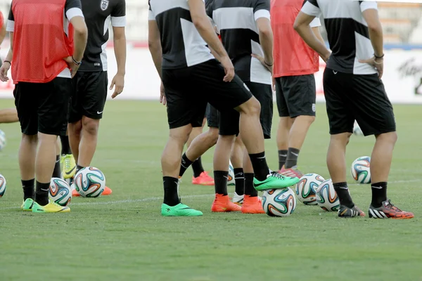 PAOK vs inter träningsmatch — Stockfoto