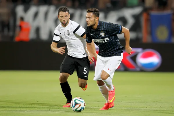 Paok vs Inter freundschaftliches Spiel — Stockfoto