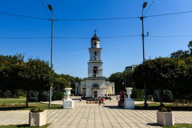 Ağustos 21, katedral park 2014 yılında Kişinev, moldova. İsa'nın Doğuşu