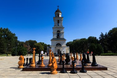 Ağustos 21, katedral park 2014 yılında Kişinev, moldova. İsa'nın Doğuşu