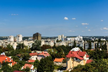 Kişinev, moldova hava manzara görünümü. 