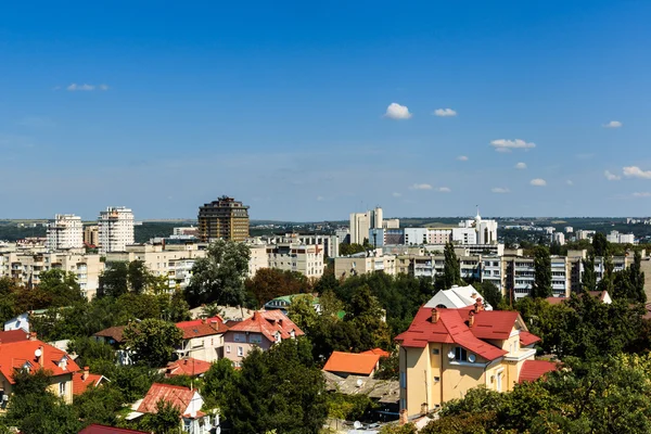 Widok anteny krajobraz Kiszyniów, Mołdawia. — Zdjęcie stockowe