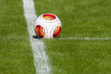 Selanik, Yunanistan, 22 Ekim 2013: europa league topları paok Selanik, Yunanistan eğitim sırasında net.