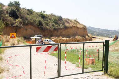 Amfipolis, Yunanistan kazı çalışmaları. Arkeologlar ortaya çıkardığı