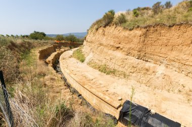 Amfipolis, Yunanistan kazı çalışmaları. Arkeologlar ortaya çıkardığı