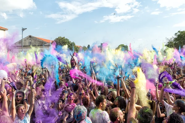 3o evento do dia das cores em Thessaloniki Greece — Fotografia de Stock