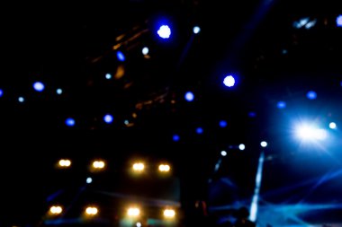 ufuk eğlence konser aydınlatma sahnede, bokeh.