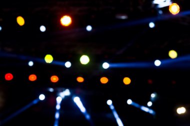 ufuk eğlence konser aydınlatma sahnede, bokeh.