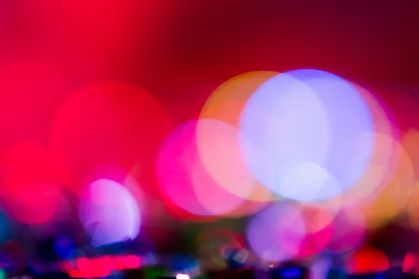 Iluminação de concerto de entretenimento desfocado no palco, bokeh . — Fotografia de Stock