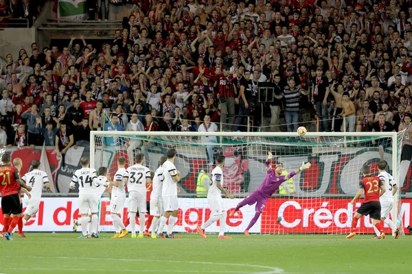 EA GUINGAMP contro PAOK FC EUROPA LEAGUE — Foto Stock