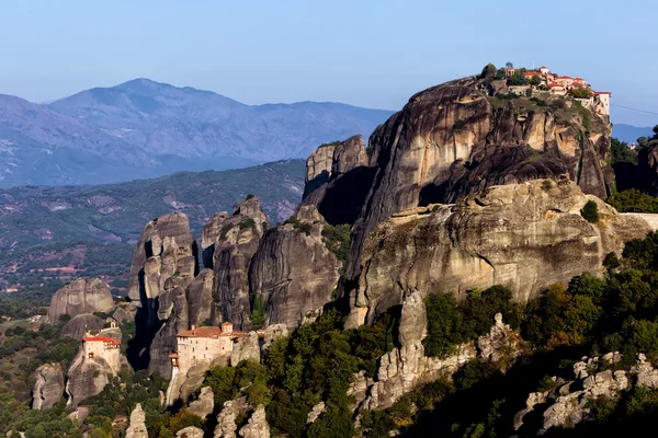 View of the mountains in Meteora, Greece. — Stock Photo, Image