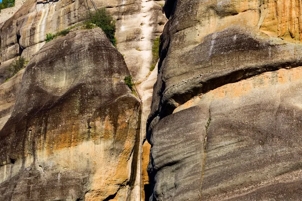 米特奥拉，希腊的一座山的岩石的背景. — 图库照片