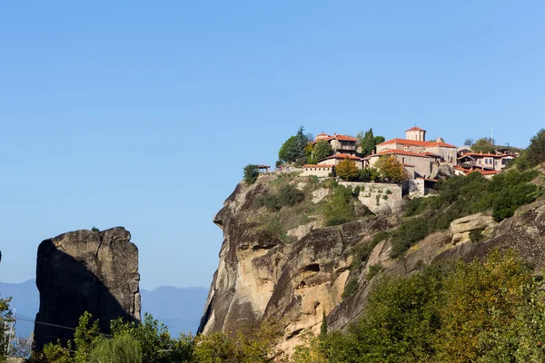 Η Ιερά Μονή του Μεγάλου Μετεώρου, στην Ελλάδα. Αυτό είναι το lar — Φωτογραφία Αρχείου