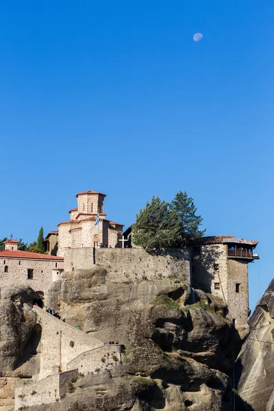 The Holy Monastery of Great Meteoron, in Greece. This is the lar — Stock Photo, Image